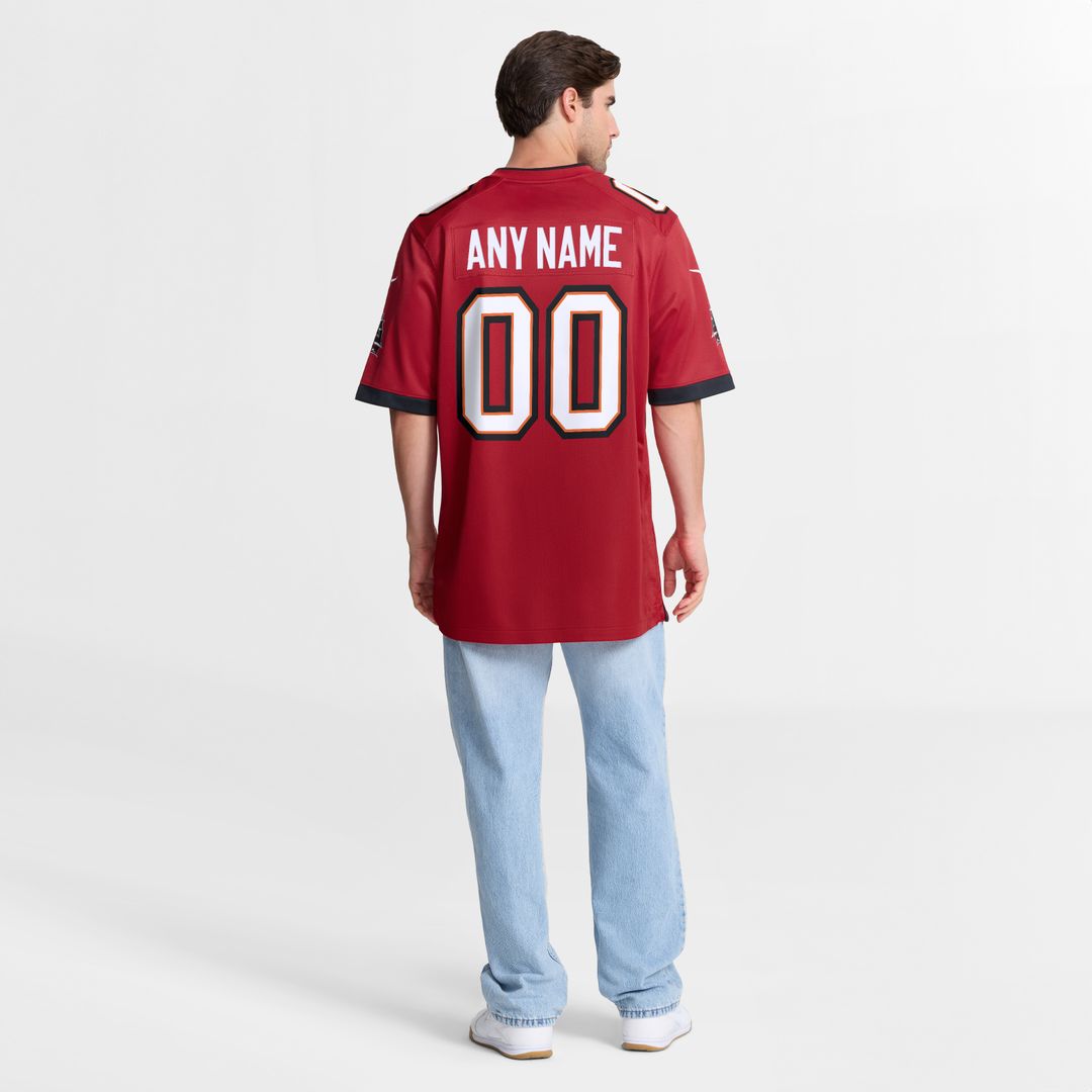 Men's Nike White Tampa Bay Buccaneers White Custom Game Jersey