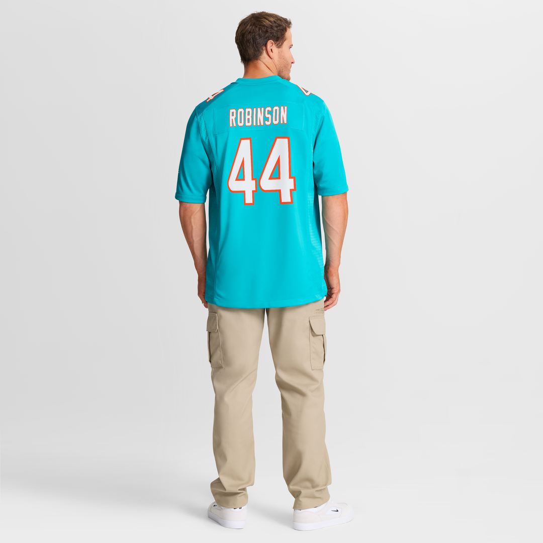 Chop Robinson Miami Dolphins Nike Game Jersey - Aqua