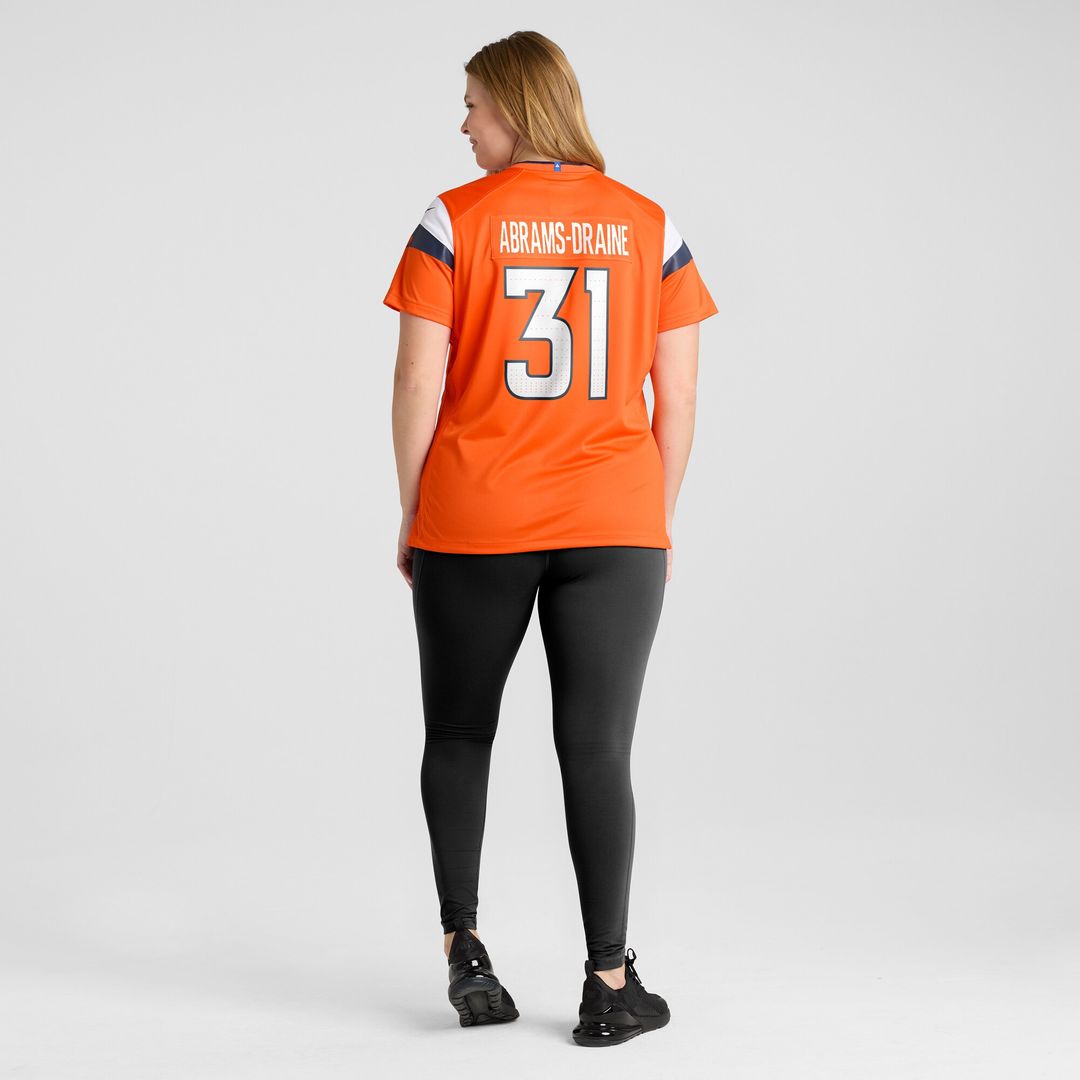 Kris Abrams-Draine Denver Broncos Nike Women's Team Game Jersey - Orange