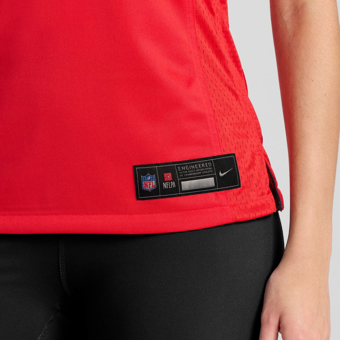 Number 1 Mom Kansas City Chiefs Nike Women's Game Jersey - Red
