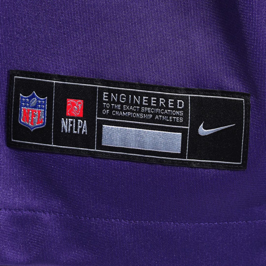 James Pierre Minnesota Vikings Nike Team Game Jersey - Purple