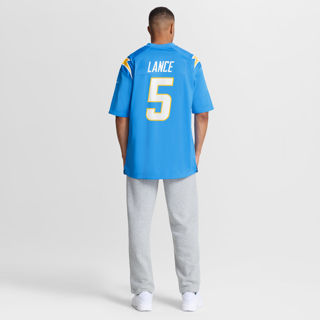Trey Lance Los Angeles Chargers Nike Team Game Jersey - Powder Blue