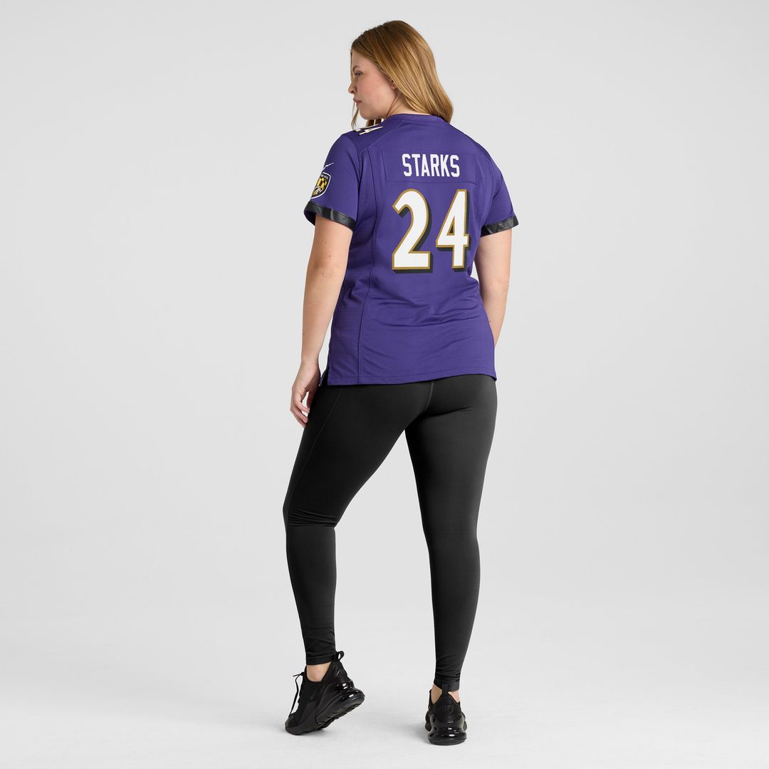Malaki Starks Baltimore Ravens Nike Women's Team Game Jersey - Purple