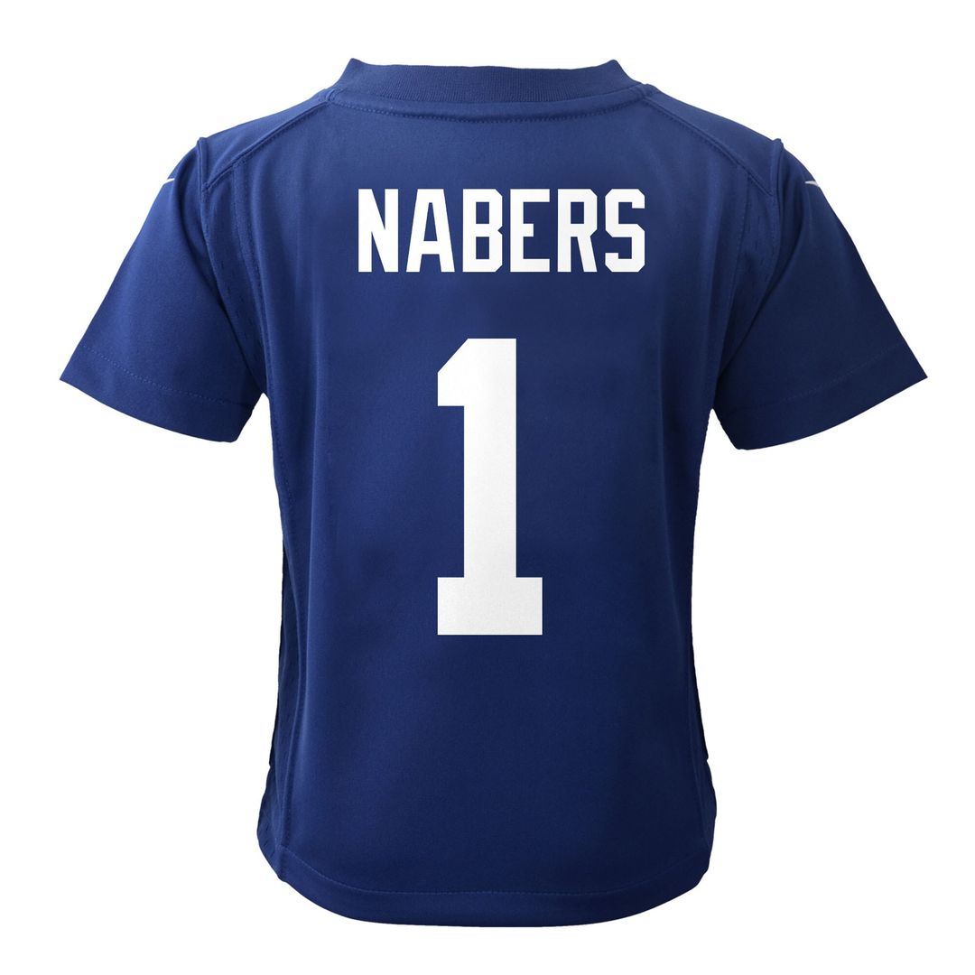 Malik Nabers New York Giants Nike Infant Team Player Game Jersey - Royal
