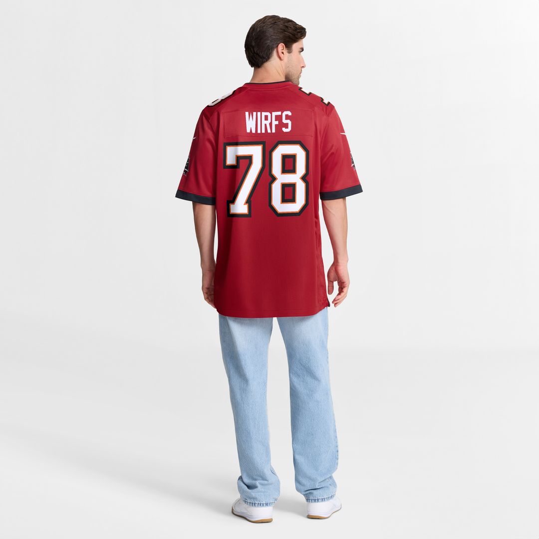 Tristan Wirfs Tampa Bay Buccaneers Nike Game Jersey - Red