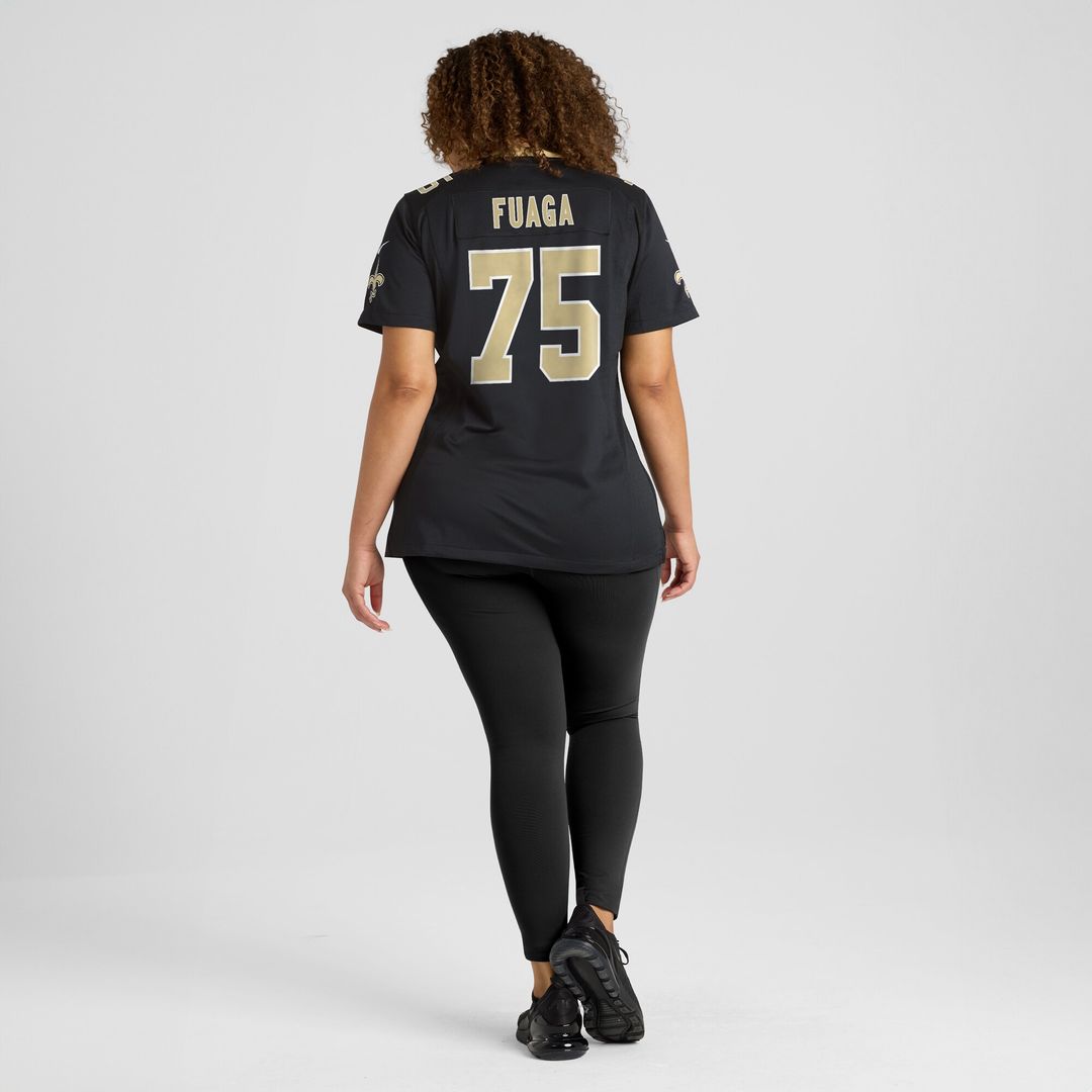 Taliese Fuaga New Orleans Saints Nike Women's Game Jersey - Black