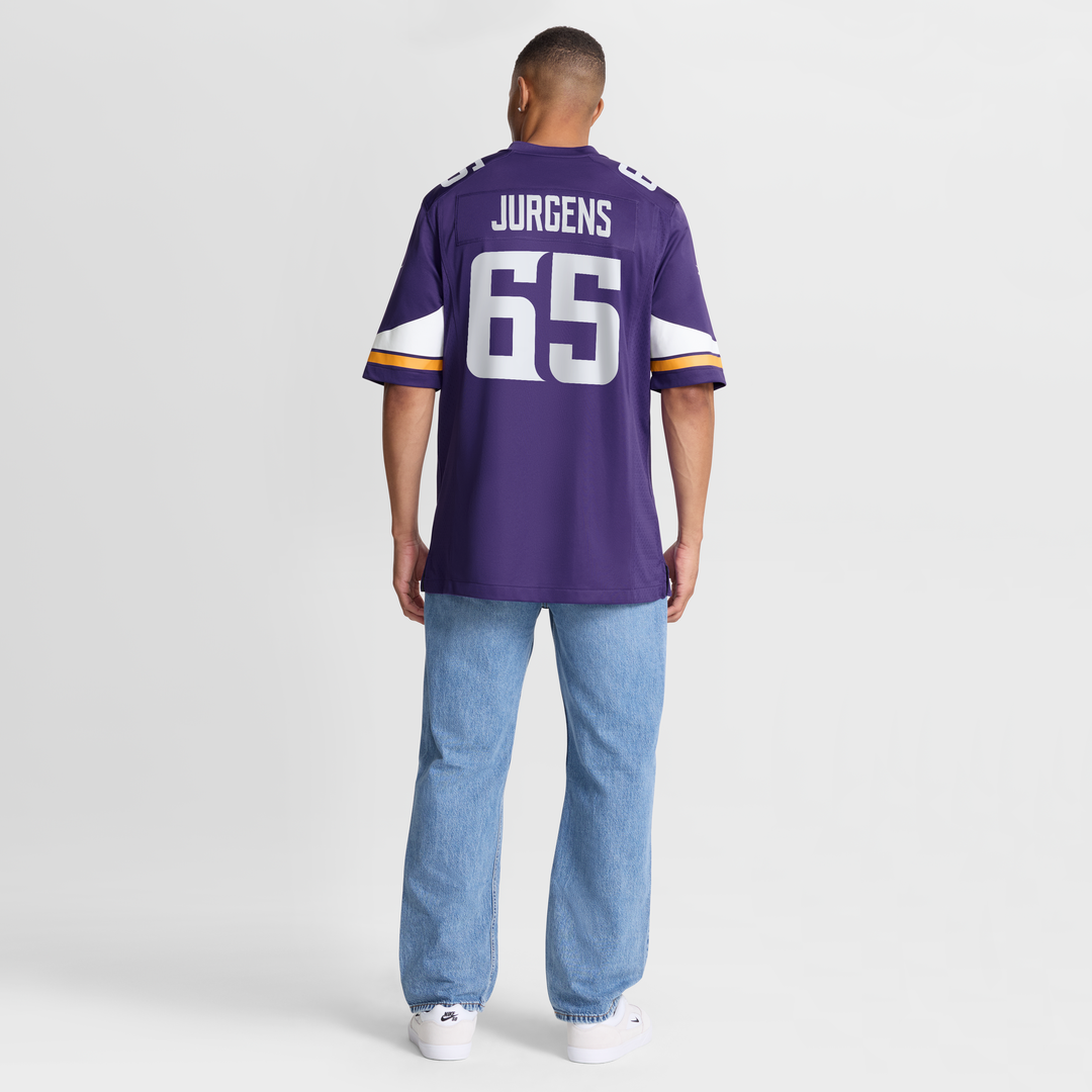 Michael Jurgens Minnesota Vikings Nike Game Jersey - Purple