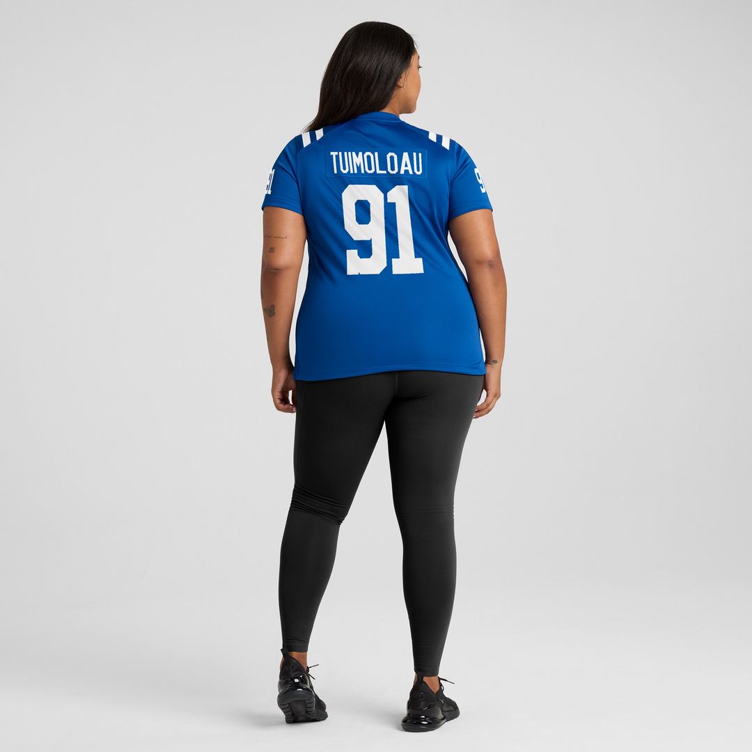 JT Tuimoloau Indianapolis Colts Nike Women's Team Game Jersey - Royal