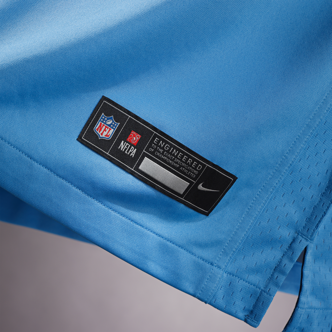 Keldric Faulk Tennessee Titans Nike 2026 NFL Draft First Round Pick No.31 Game Jersey - Light Blue