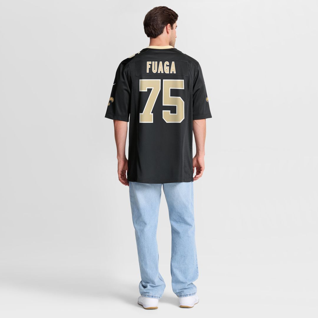Taliese Fuaga New Orleans Saints Nike Player Game Jersey - Black