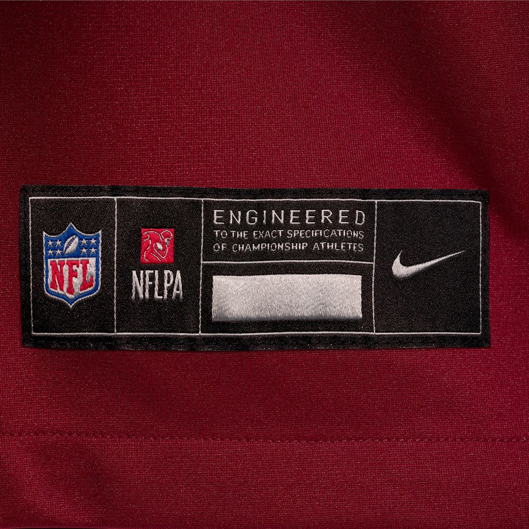 Ale Kaho Washington Commanders Nike Team Game Jersey - Burgundy