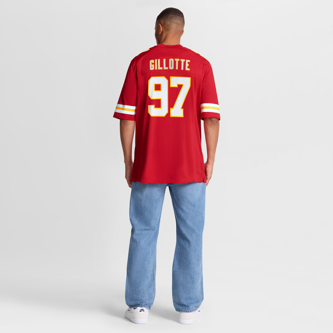 Ashton Gillotte Kansas City Chiefs Nike Team Game Jersey - Red