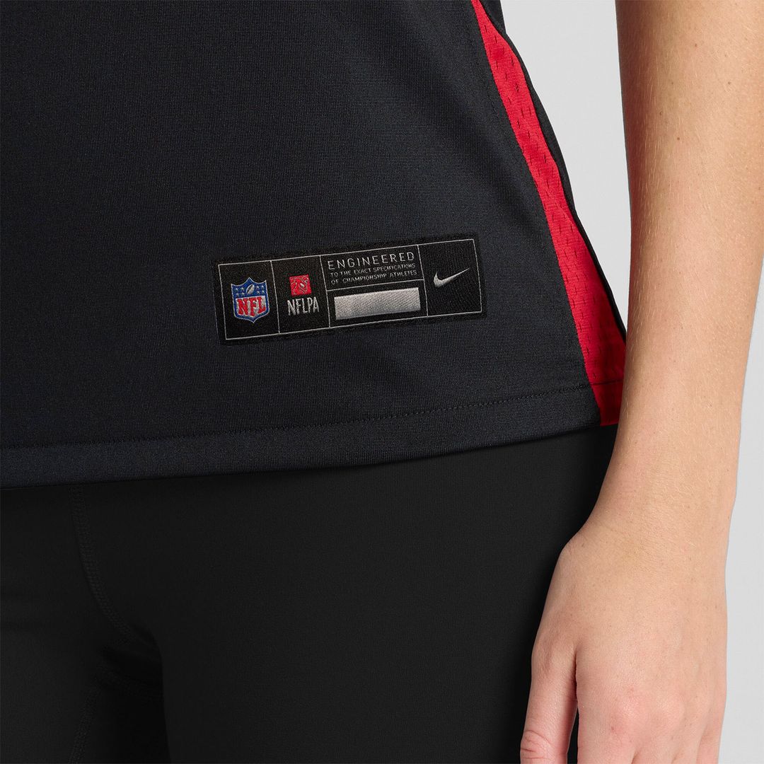 Josh Woods Atlanta Falcons Nike Women's Team Game Jersey - Black