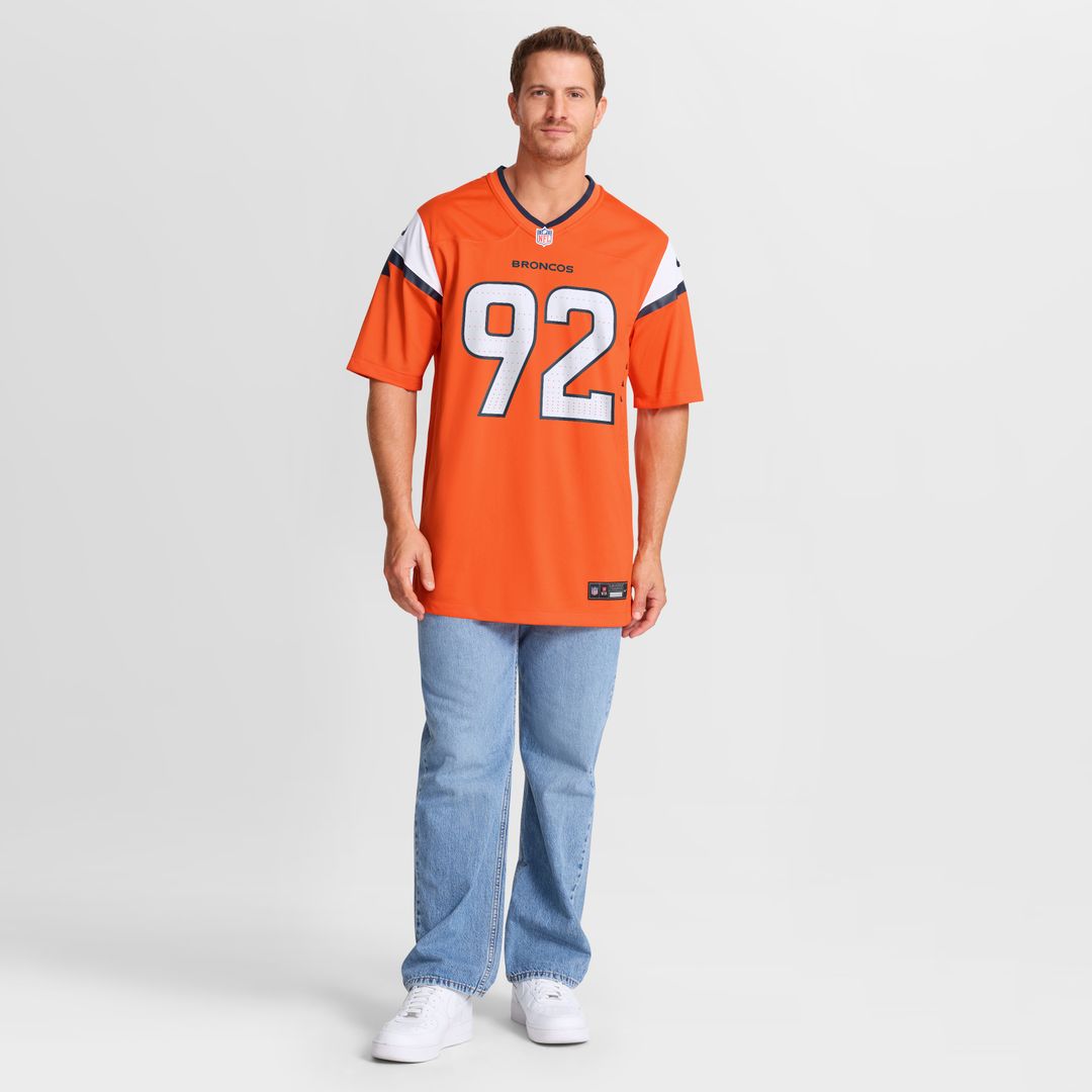 Dondrea Tillman Denver Broncos Nike Team Game Jersey - Orange