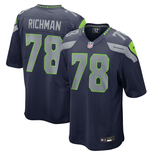 Mason Richman Seattle Seahawks Nike Team Game Jersey -  College Navy
