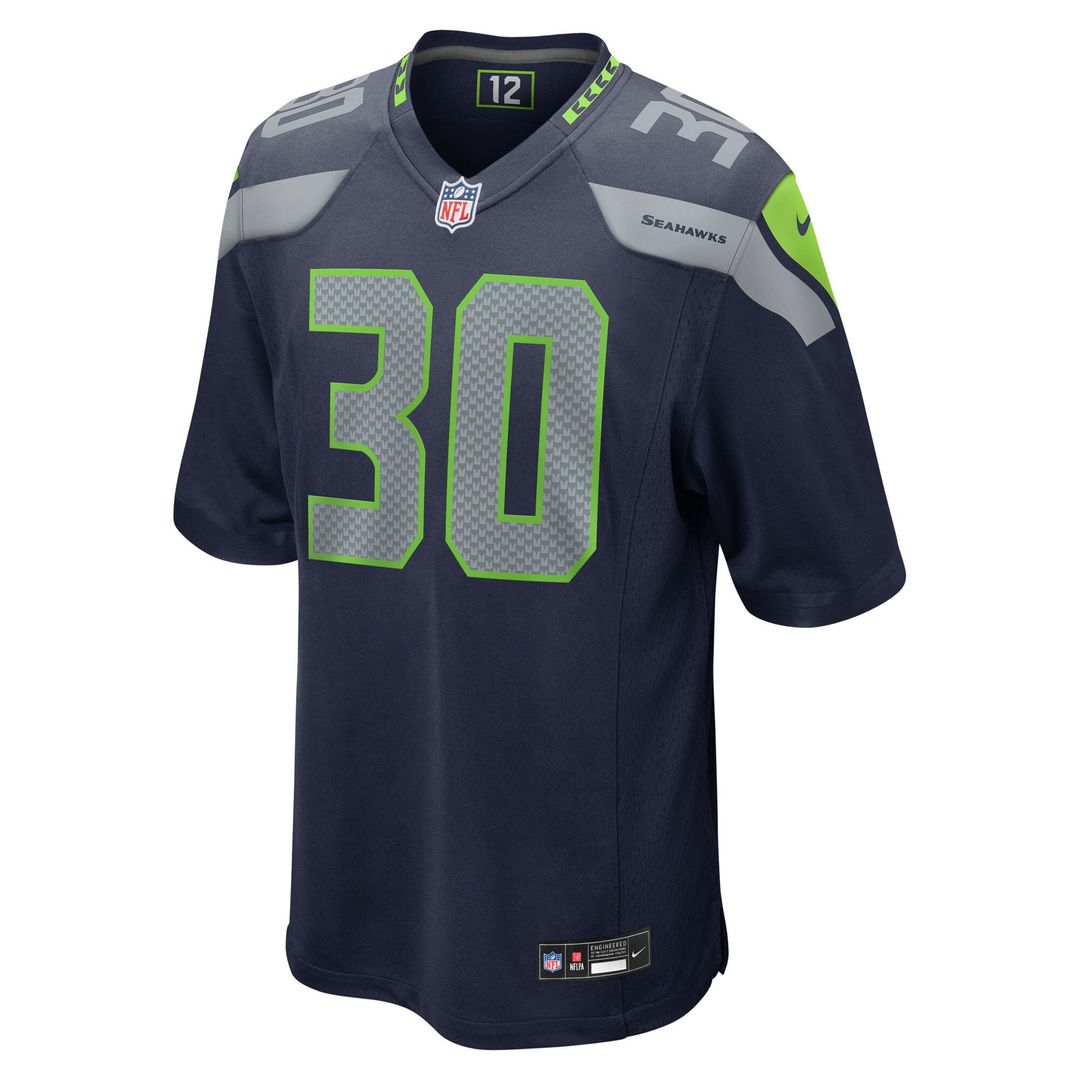 Cam Akers Seattle Seahawks Nike Team Game Jersey -  College Navy