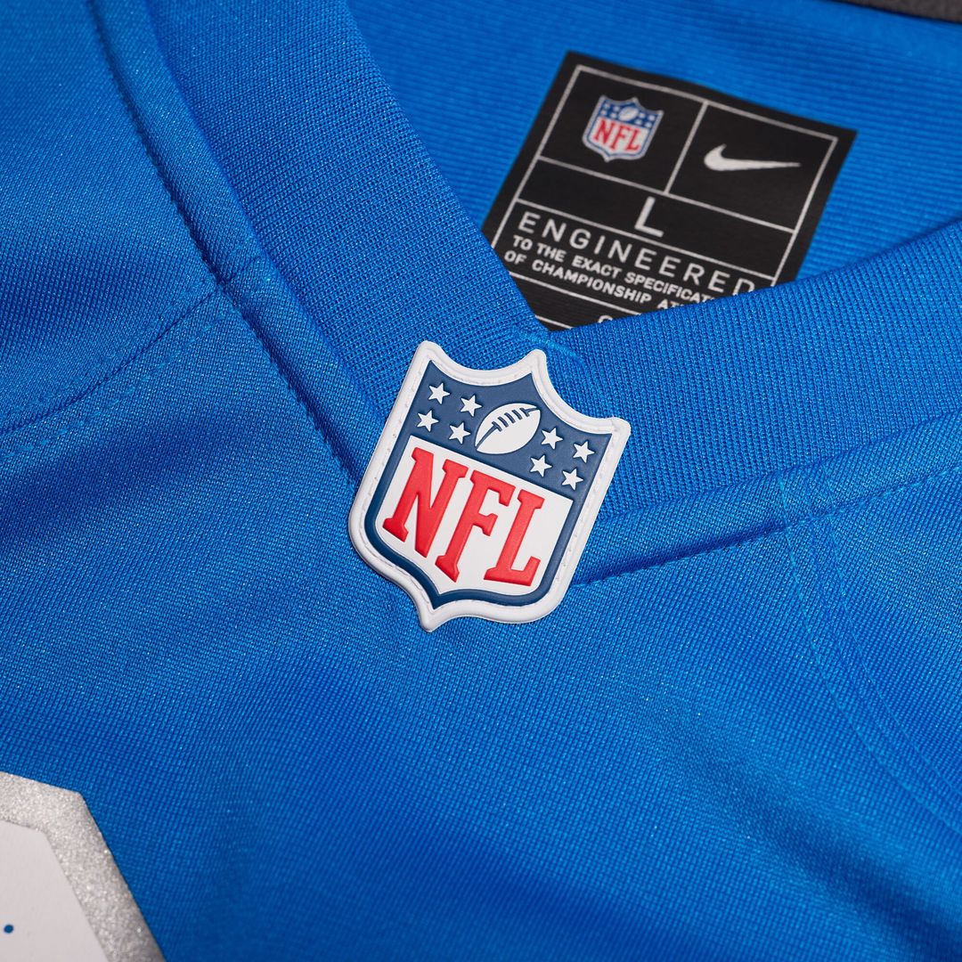 Kerby Joseph Detroit Lions Nike Team Game Jersey -  Blue