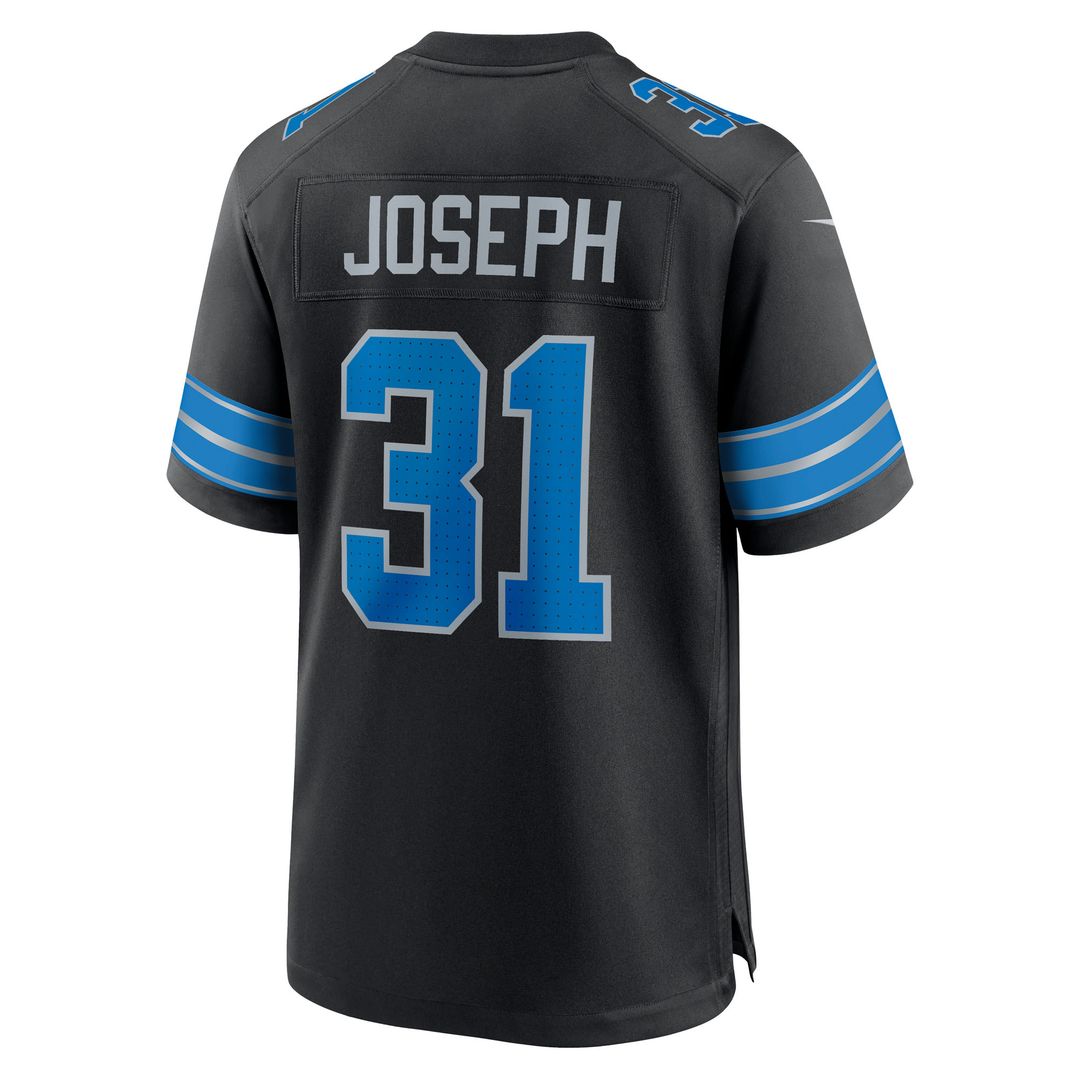 Kerby Joseph Detroit Lions Nike Team Game Jersey -  Blue