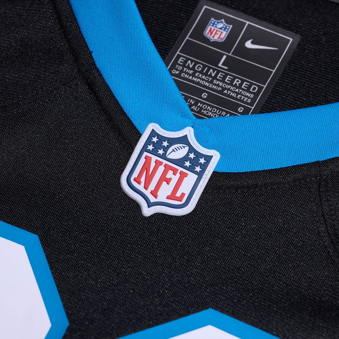 Rashard Lawrence Carolina Panthers Nike  Game Jersey -  Black