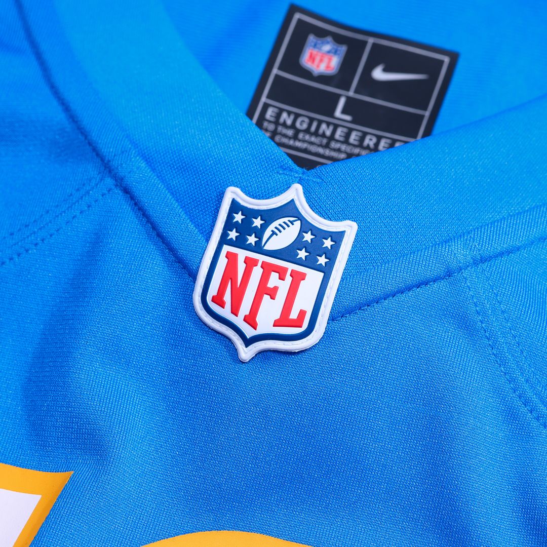 Josh Fuga Los Angeles Chargers Nike Team Game Jersey -  Powder Blue