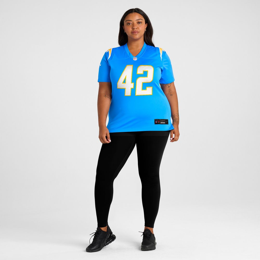 Tucker Fisk Los Angeles Chargers Nike Women's Team Game Jersey -  Powder Blue