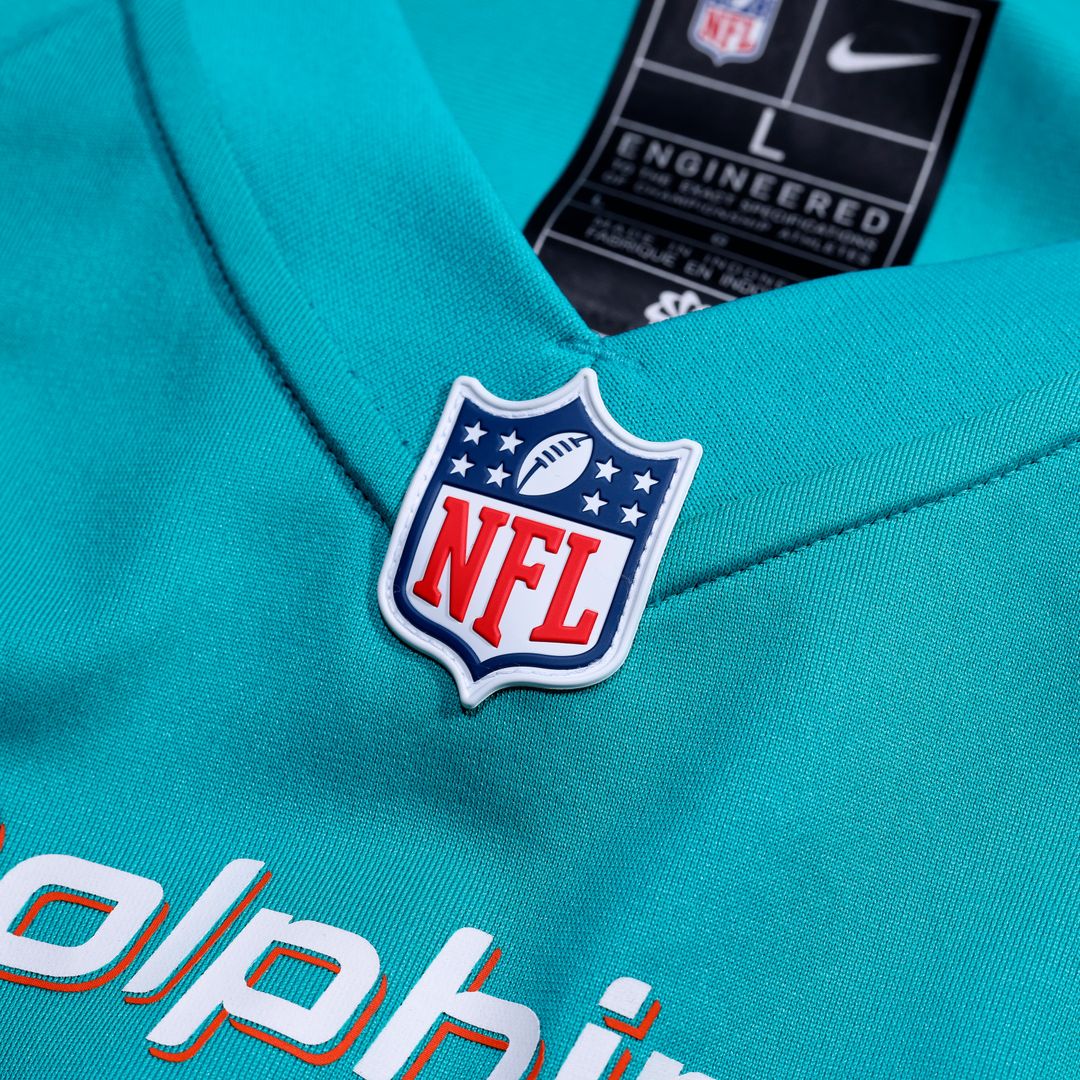 Bradley Chubb Miami Dolphins Nike Game Player Jersey - Aqua