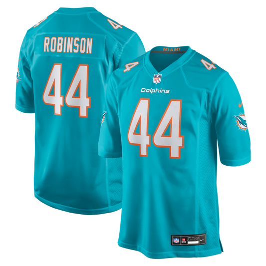 Chop Robinson Miami Dolphins Nike  Player Game Jersey - Aqua