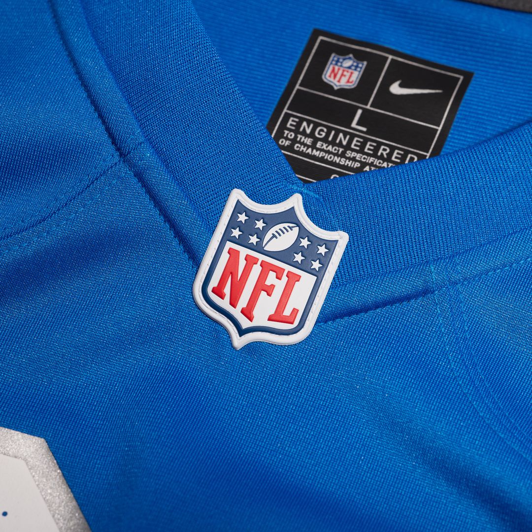 Blake Miller Detroit Lions Nike 2026 NFL Draft First Round Pick No. 17 Team Game Jersey - Blue
