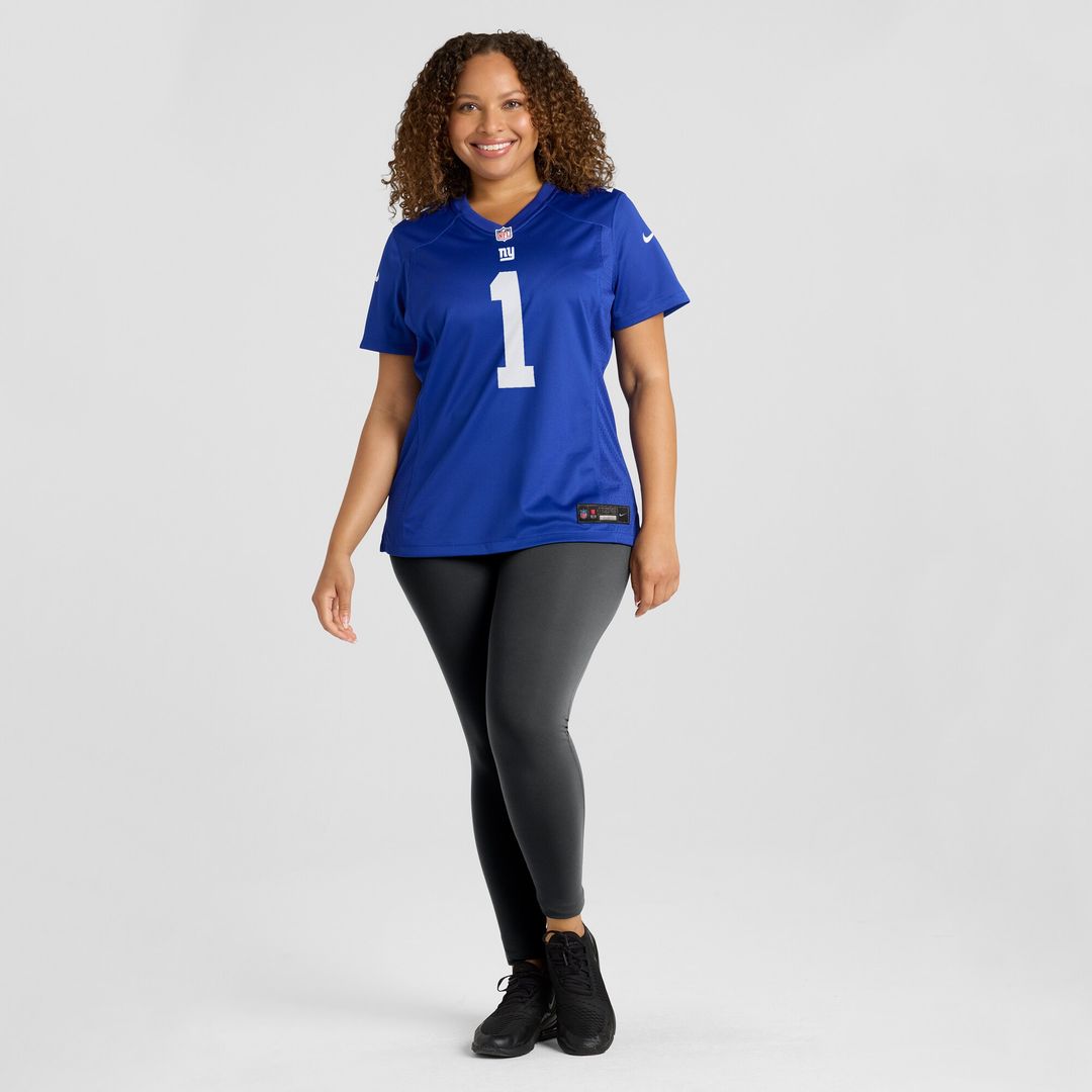 Number 1 Mom New York Giants Nike Women's Game Jersey - Royal