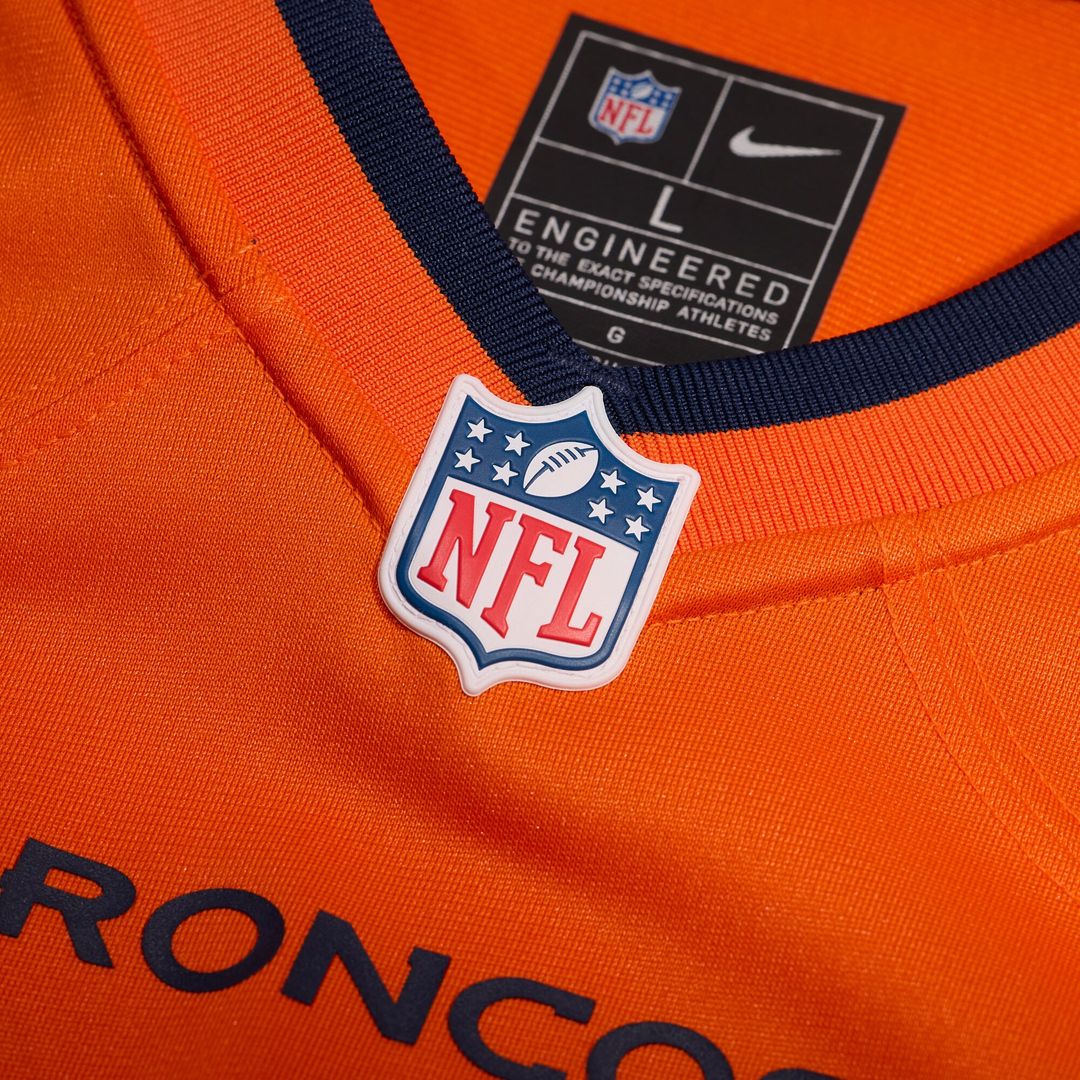 Marvin Mims Jr Denver Broncos Nike Team Game Jersey -  Orange