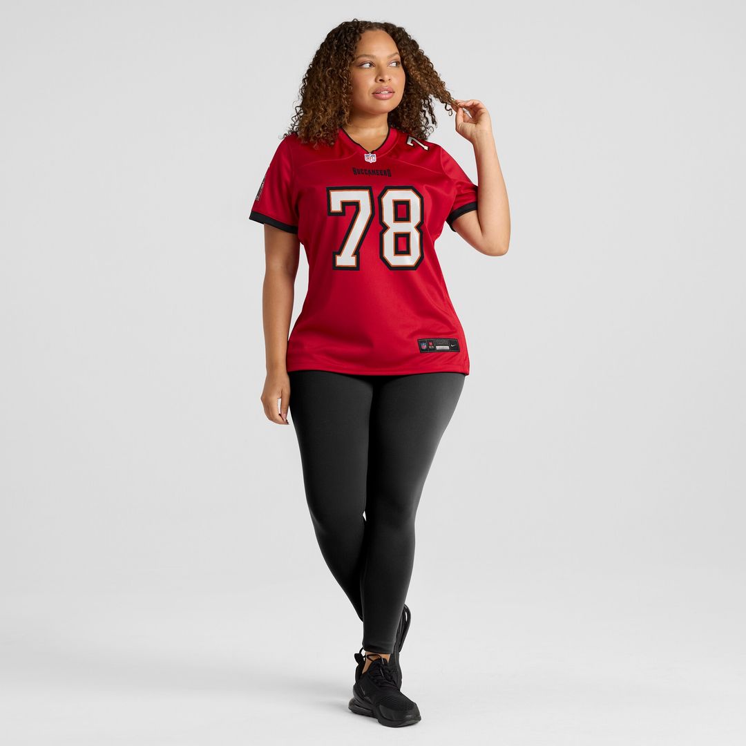 Tristan Wirfs Tampa Bay Buccaneers Nike Women's Team Game Jersey -  Red