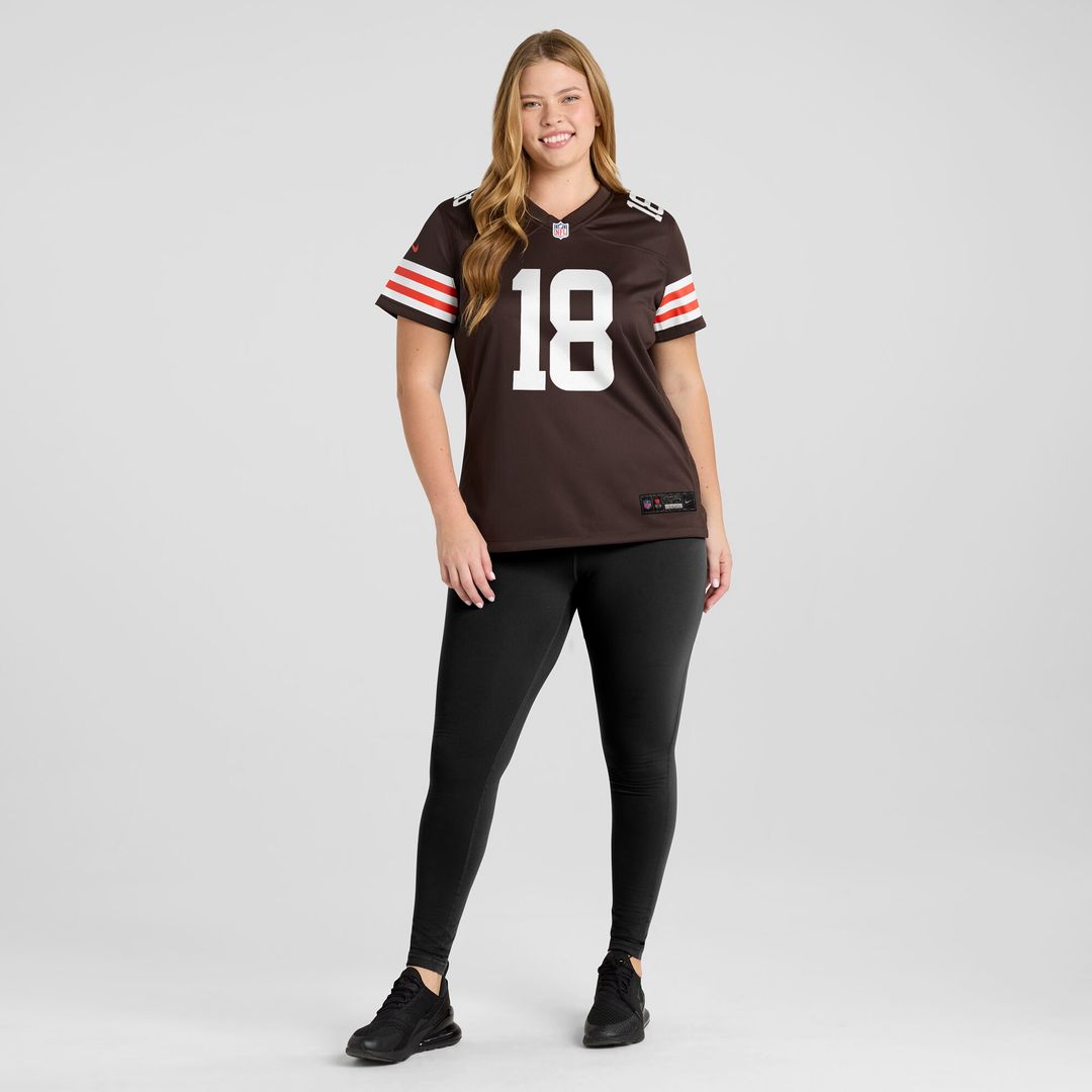 David Bell Cleveland Browns Nike Women's Game Jersey - Brown