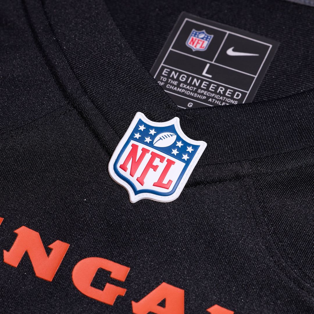 Jordan Battle Cincinnati Bengals Nike Team Game Jersey -  Black