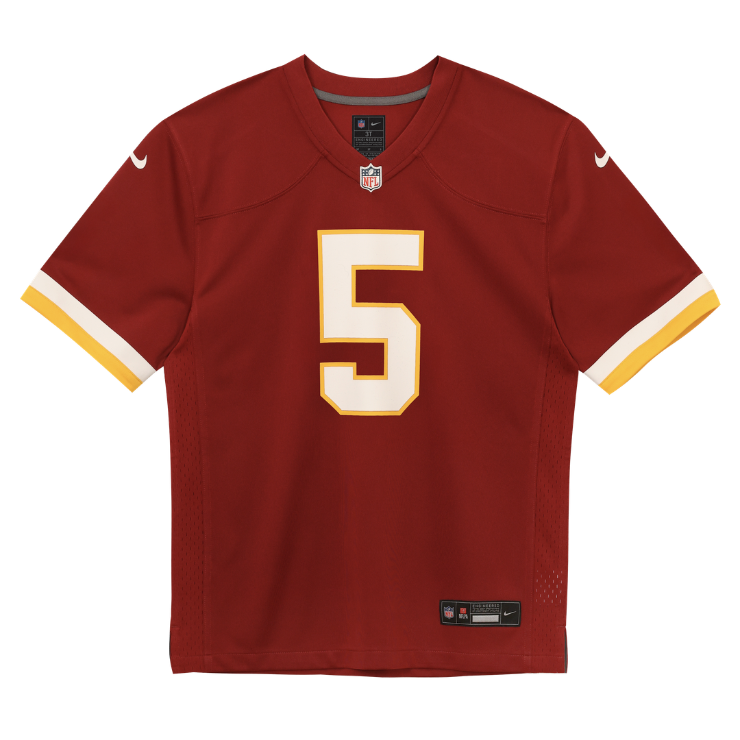 Jayden Daniels Washington Commanders Nike Preschool Alternate Game Jersey - Black