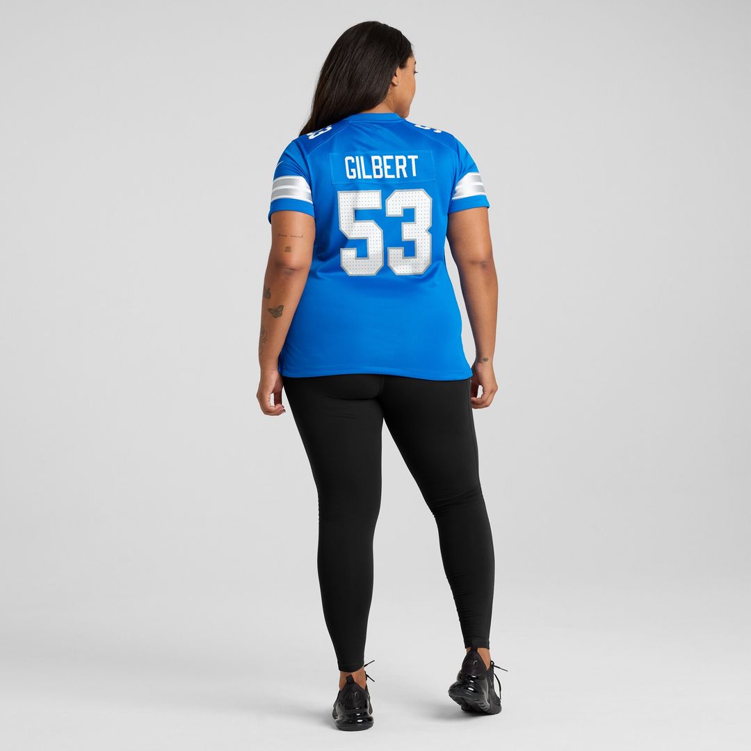 DaRon Gilbert Detroit Lions Nike Women's Game Jersey -  Blue