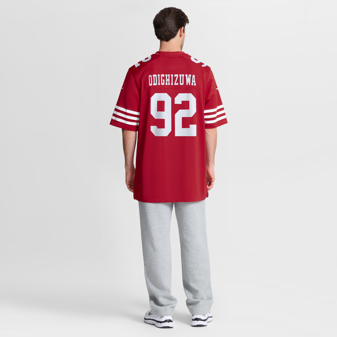 Osa Odighizuwa San Francisco 49ers Nike Team Game Jersey -  Scarlet