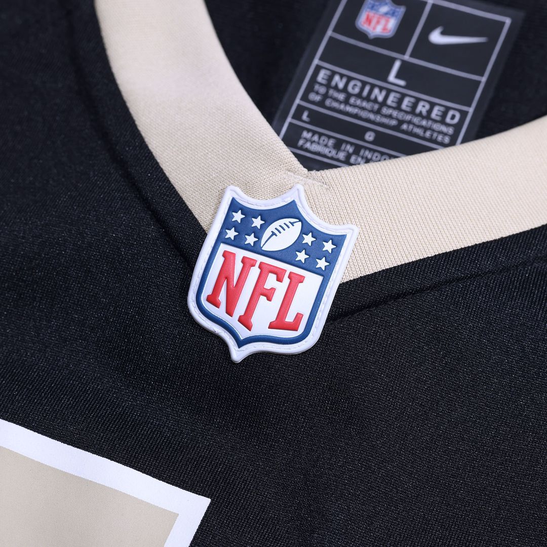 Shaquan Davis New Orleans Saints Nike  Game Jersey - Black