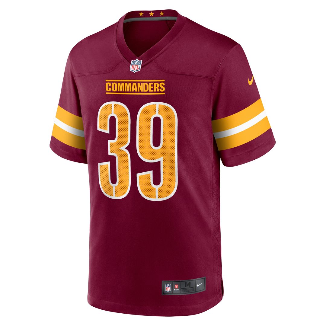 Jeremy Reaves Washington Commanders Nike  Game Jersey -  Burgundy