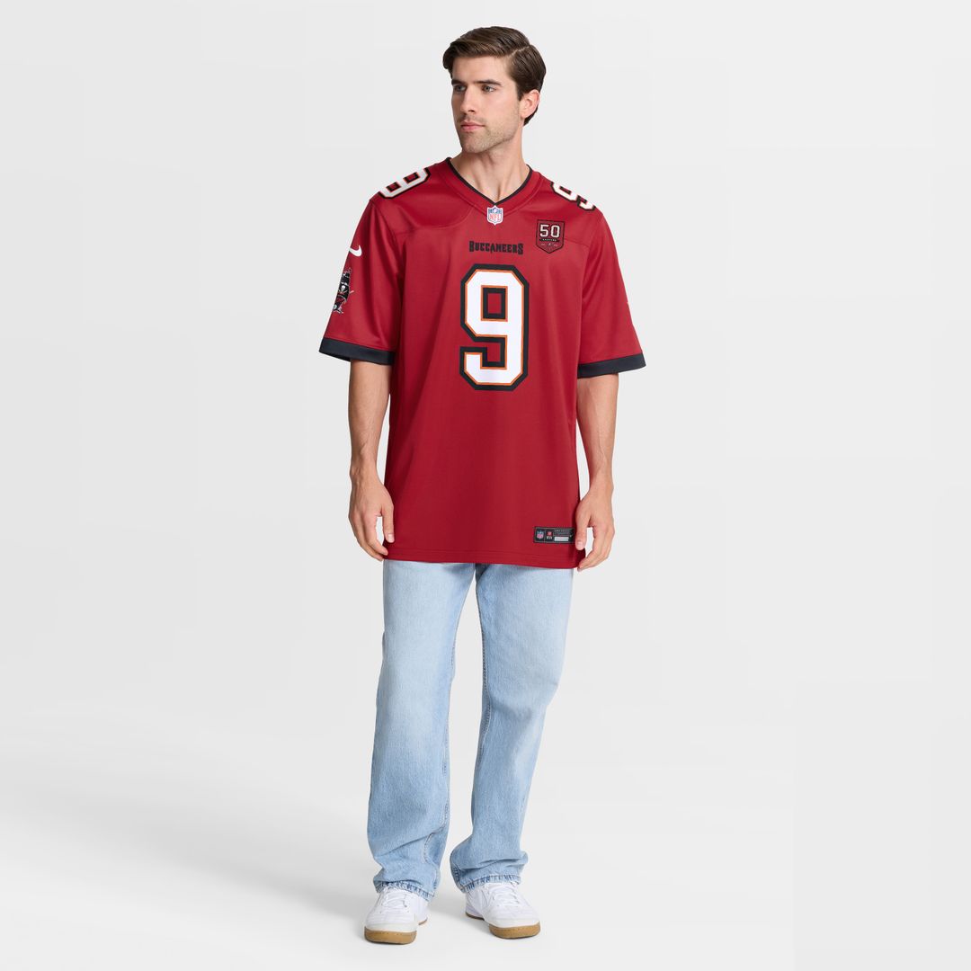 Emeka Egbuka Tampa Bay Buccaneers Nike  Team Game Jersey - Red