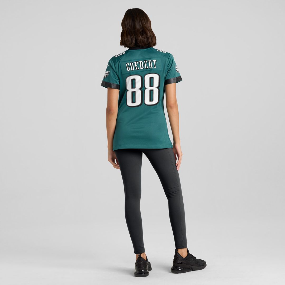 Dallas Goedert Philadelphia Eagles Nike Women's Team Game Jersey - Midnight Green