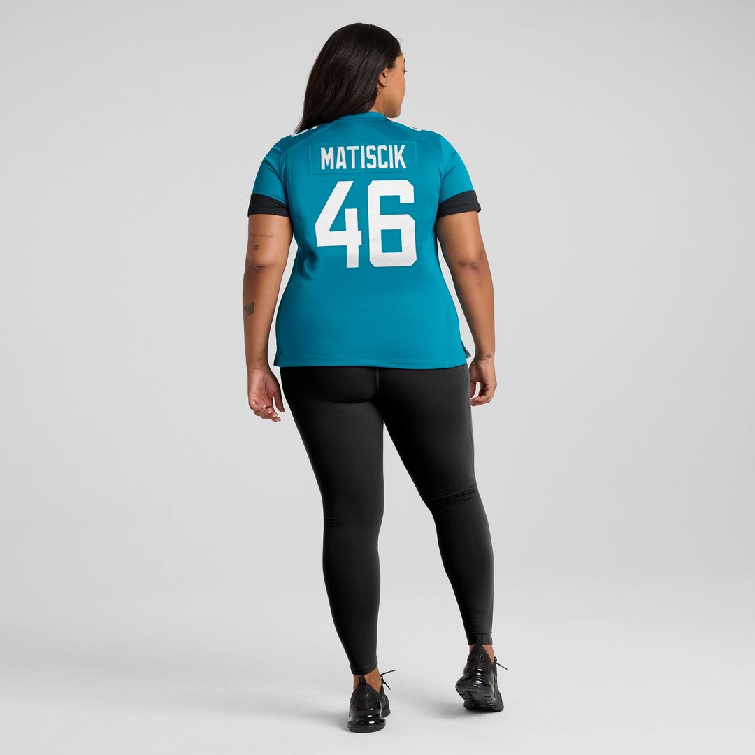 Ross Matiscik Jacksonville Jaguars Nike Women's Game Jersey - Teal