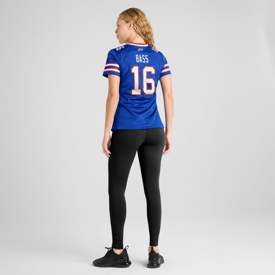 Tyler Bass Buffalo Bills Nike Women's Team Game Jersey -  Royal