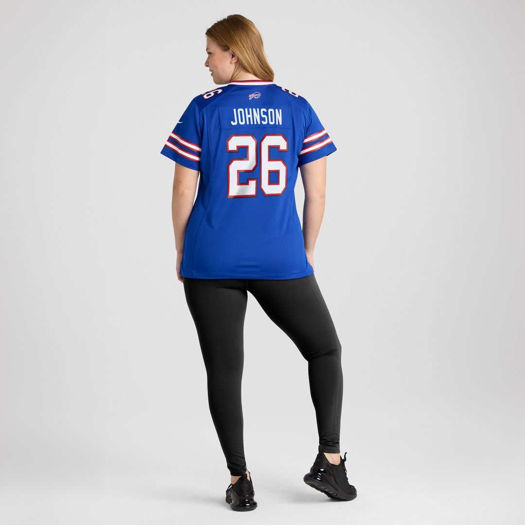Ty Johnson Buffalo Bills Nike Women's Team Game Jersey -  Royal