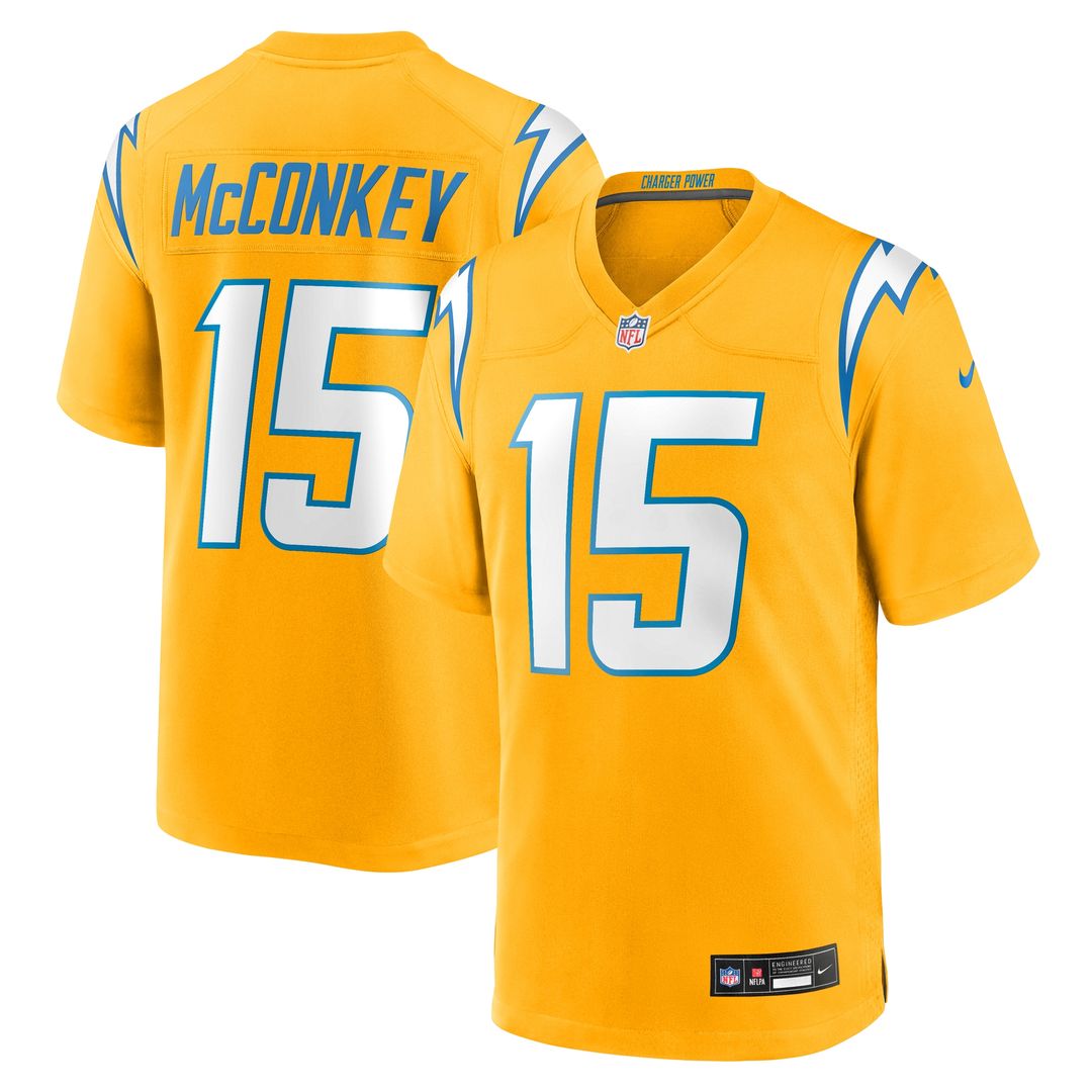 Ladd McConkey Los Angeles Chargers Nike Alternate Super Chargers Game Player Jersey - Navy