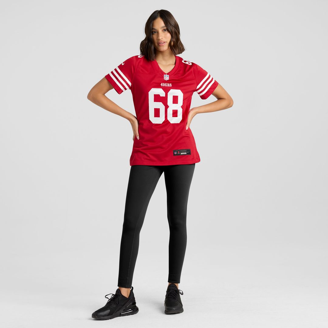 Colton McKivitz San Francisco 49ers Nike Women's Team Game Jersey -  Scarlet