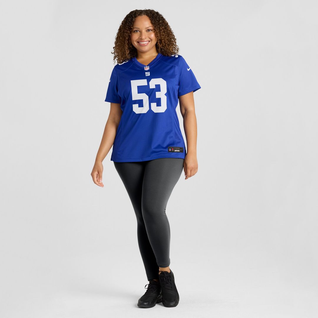 Darius Muasau New York Giants Nike Women's  Game Jersey -  Royal