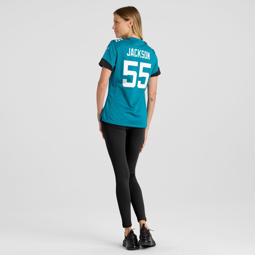 Dequan Jackson Jacksonville Jaguars Nike Women's  Game Jersey -  Teal